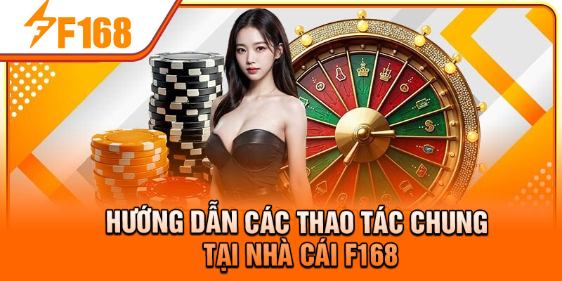 Hướng dẫn các thao tác chung tại nhà cái F168